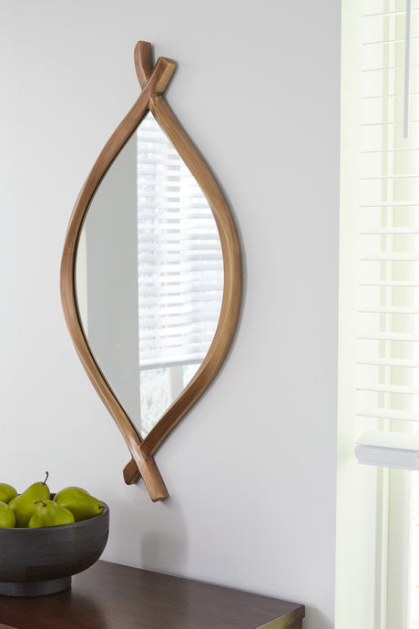 Furniture City Houma - Ashley Furniture - Bartner Accent Mirror - Accent Mirror / Antique Gold Finish - A8010340