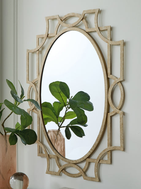 Furniture City Houma - Ashley Furniture - Fulkmore Accent Mirror - Accent Mirror / Antique Gold Finish - A8010350