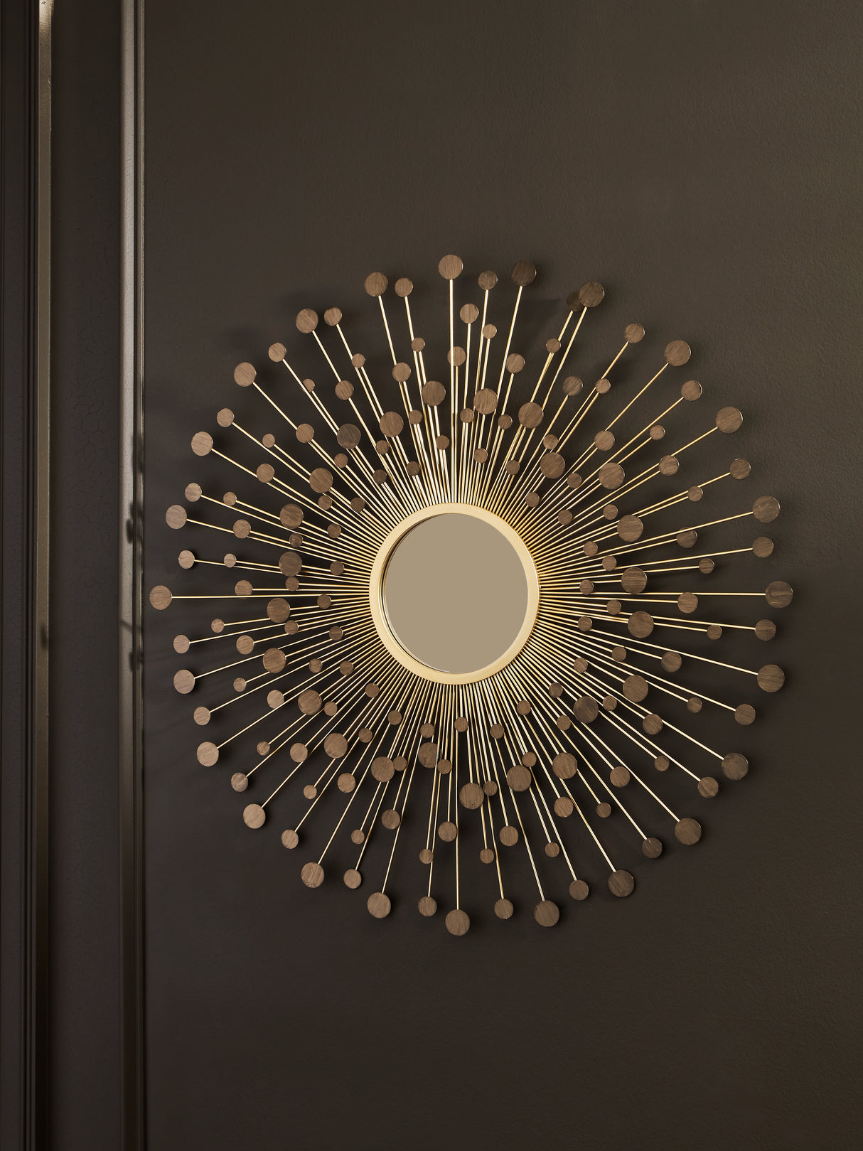 Furniture City Houma - Ashley Furniture - Morwenna Mirror - Accent Mirror / Bronze/Gold Finish - A8010392