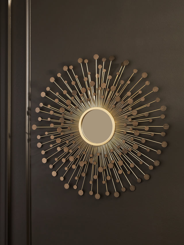 Furniture City Houma - Ashley Furniture - Morwenna Mirror - Accent Mirror / Bronze/Gold Finish - A8010392