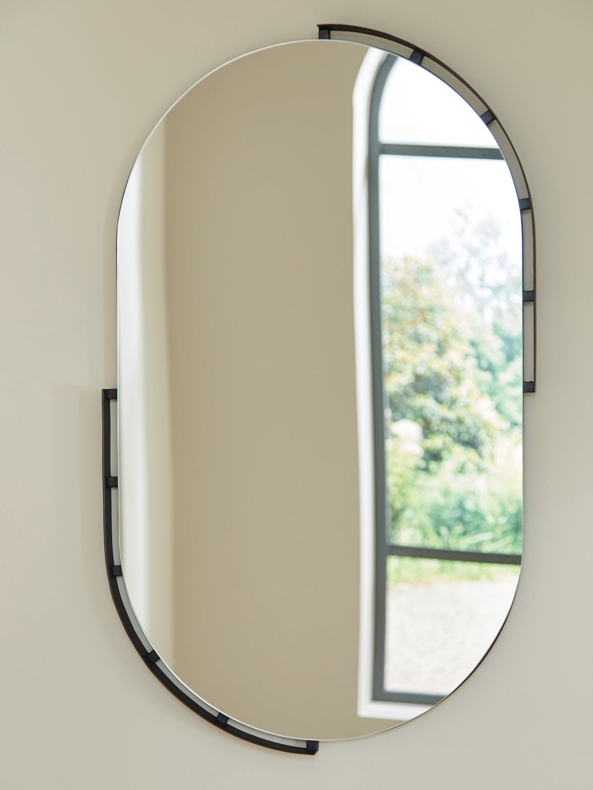 Furniture City Houma - Ashley Furniture - Valkings Mirror - Accent Mirror / Black - A8010403