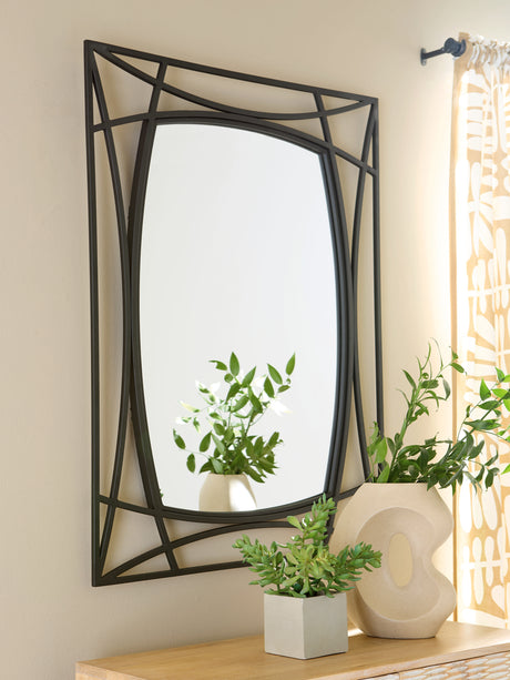 Furniture City Houma - Ashley Furniture - Freenville Accent Mirror - Accent Mirror / Black - A8010408