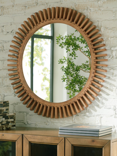 Furniture City Houma - Ashley Furniture - Tedwell Mirror - Accent Mirror / Brown - A8010410