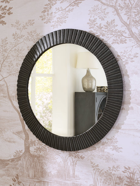 Furniture City Houma - Ashley Furniture - Ozias Mirror - Accent Mirror / Black - A8010417