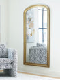 Furniture City Houma - Ashley Furniture - Fintan Floor Mirror - Floor Mirror / Gold Finish - A8010436