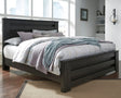 Furniture City Houma - Ashley Furniture - Brinxton King Panel Bed - King Panel Bed / Charcoal - B249B4