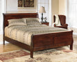 Furniture City Houma - Ashley Furniture - Alisdair Bedroom - King Sleigh Bed / Reddish Brown - B376B8
