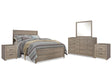 Furniture City Houma - Ashley Furniture - Culverbach Queen Bed with Mirrored Dresser and 2 Nightstand - Queen Bed with Mirrored Dresser and 2 Nightstand - B070B11
