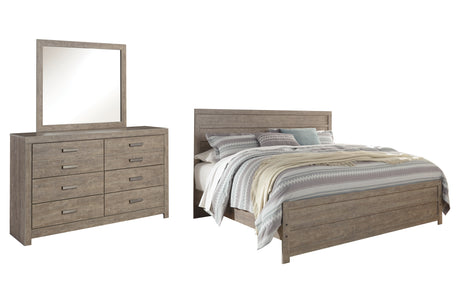 Furniture City Houma - Ashley Furniture - Culverbach King Panel Bed, Dresser and Mirror - King Panel Bed, Dresser and Mirror - B070B28