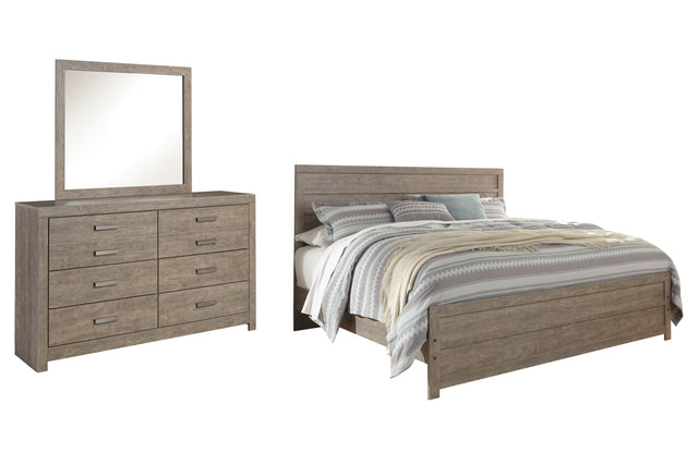 Furniture City Houma - Ashley Furniture - Culverbach King Panel Bed, Dresser and Mirror - King Panel Bed, Dresser and Mirror - B070B28