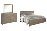 Culverbach King Panel Bed, Dresser and Mirror
