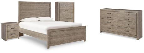 Furniture City Houma - Ashley Furniture - Culverbach Full Panel Bed, Dresser, Chest and Nightstand - Full Panel Bed, Dresser, Chest and Nightstand - B070B18