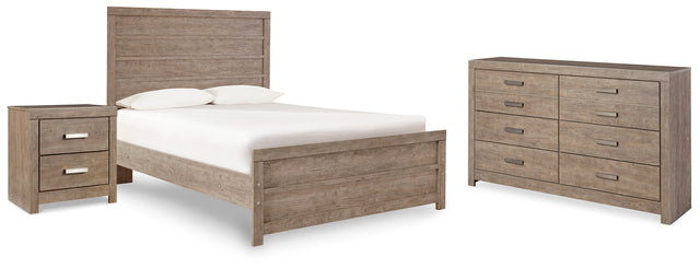 Furniture City Houma - Ashley Furniture - Culverbach Full Panel Bed, Dresser and Nightstand - Full Panel Bed, Dresser and Nightstand - B070B29