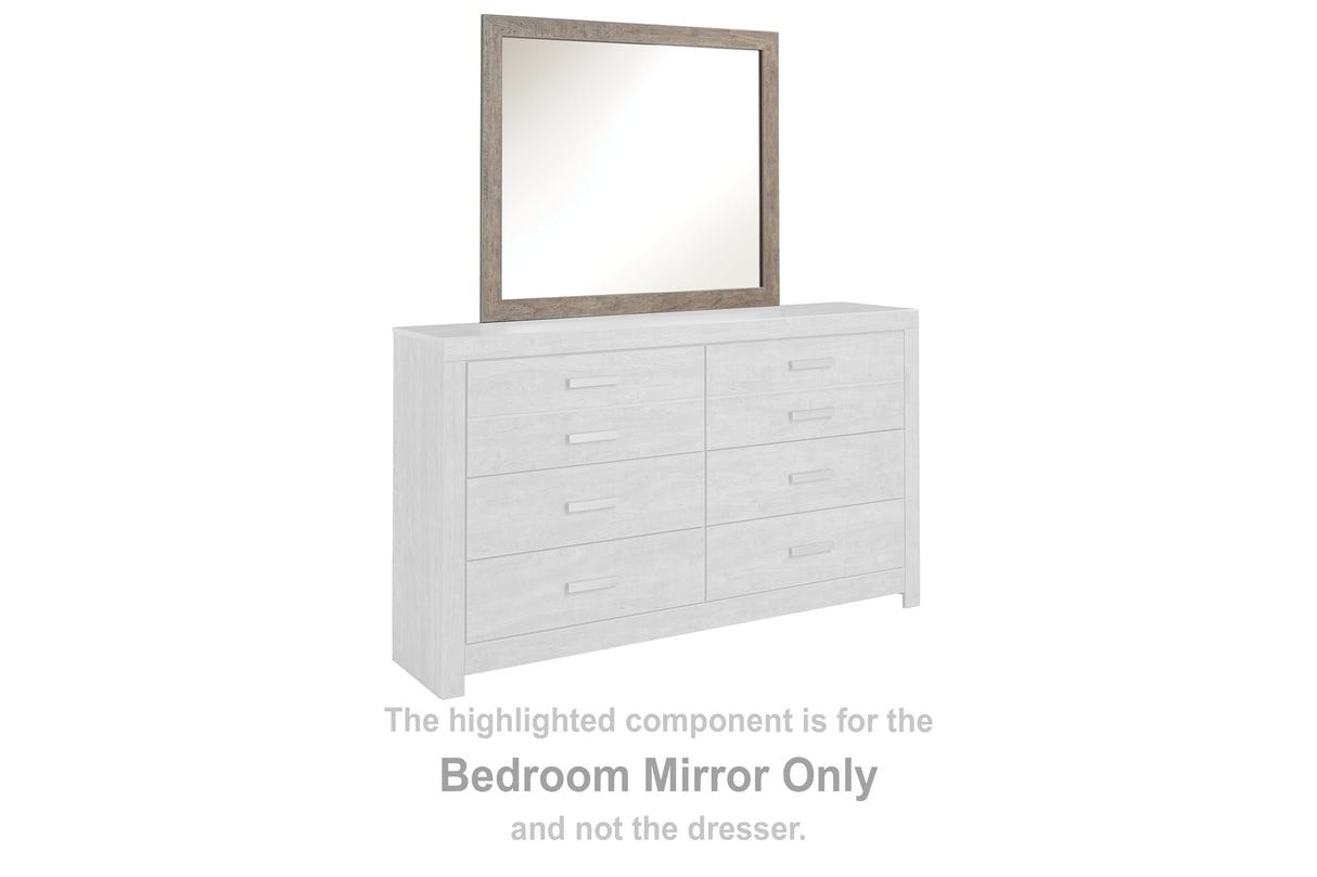 Furniture City Houma - Ashley Furniture - Culverbach Bedroom Mirror - Bedroom Mirror / Gray - B070-36
