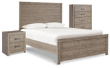 Furniture City Houma - Ashley Furniture - Culverbach Full Panel Bed with Chest of Drawers and Nightstand - Full Panel Bed with Chest of Drawers and Nightstand - B070B12