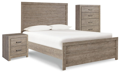 Furniture City Houma - Ashley Furniture - Culverbach Full Panel Bed with Chest of Drawers and Nightstand - Full Panel Bed with Chest of Drawers and Nightstand - B070B12
