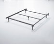 Furniture City Houma - Ashley Furniture - Platform Bedroom - Queen Bolt on Bed Frame / Metallic - B100-31