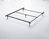 Furniture City Houma - Ashley Furniture - Platform Bedroom - Queen Bolt on Bed Frame / Metallic - B100-31