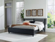 Furniture City Houma - Ashley Furniture - Danziar Bedroom - Full Slat Panel Bed / Black - B1013B19