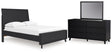Furniture City Houma - Ashley Furniture - Danziar Full Panel Platform Bed, Dresser and Mirror - Full Panel Platform Bed, Dresser and Mirror - B1013B22