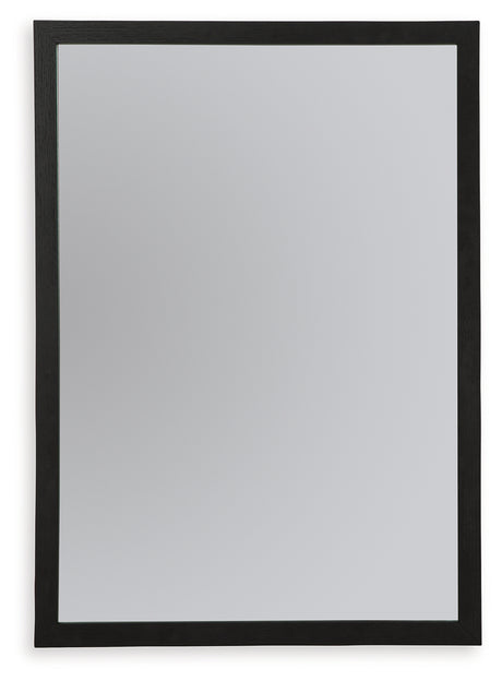 Furniture City Houma - Ashley Furniture - Danziar Bedroom Mirror - Bedroom Mirror / Black - B1013-36