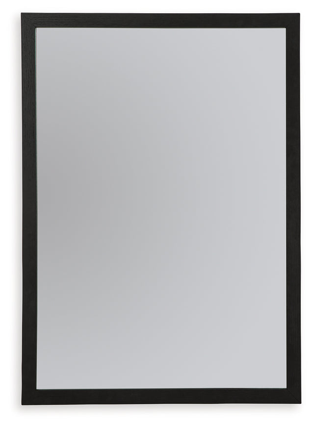 Furniture City Houma - Ashley Furniture - Danziar Bedroom Mirror - Bedroom Mirror / Black - B1013-36