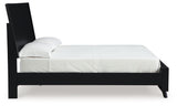 Danziar Queen Panel Platform Bed, Dresser and Mirror