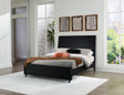 Furniture City Houma - Ashley Furniture - Danziar Queen Panel Bed - Queen Panel Bed / Black - B1013B2