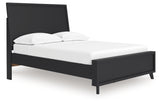 Danziar Full Panel Platform Bed, Dresser and Mirror