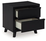 Danziar King Slat Panel Bed, Dresser, Mirror and Nightstand