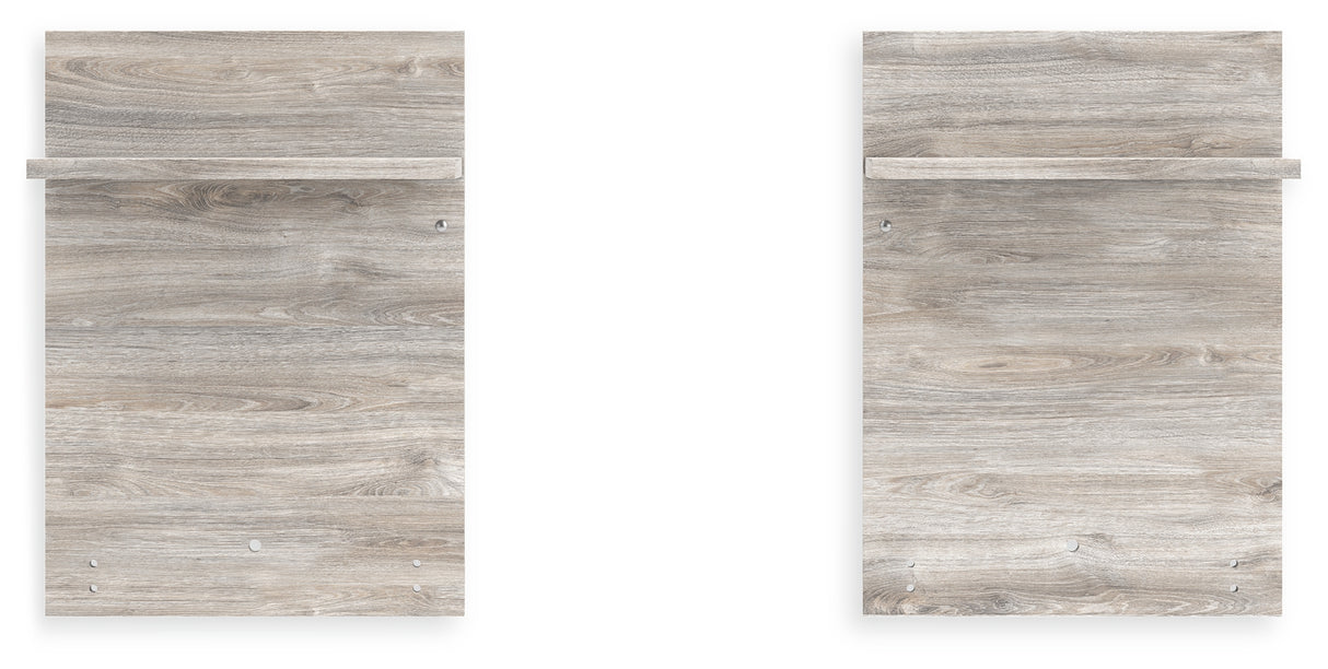 Vessalli Queen Panel Bed with Extensions, Dresser and Mirror