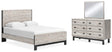 Furniture City Houma - Ashley Furniture - Vessalli Queen Panel Bed, Dresser and Mirror - Queen Panel Bed, Dresser and Mirror - B1036B3