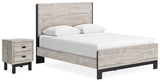 Furniture City Houma - Ashley Furniture - Vessalli Queen Panel Bed and Nightstand - Queen Panel Bed and Nightstand - B1036B13