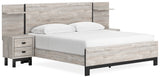 Vessalli King Panel Bed, Dresser, Mirror and 2 Nightstands