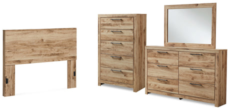 Furniture City Houma - Ashley Furniture - Hyanna Queen Panel Headboard, Dresser, Mirror and Chest - Queen Panel Headboard, Dresser, Mirror and Chest - B1050B48