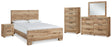 Furniture City Houma - Ashley Furniture - Hyanna Queen Panel Bed, Dresser, Mirror, Chest and Nightstand - Queen Panel Bed, Dresser, Mirror, Chest and Nightstand - B1050B63