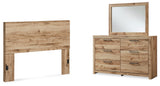 Furniture City Houma - Ashley Furniture - Hyanna Queen Panel Headboard, Dresser and Mirror - Queen Panel Headboard, Dresser and Mirror - B1050B54