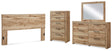 Furniture City Houma - Ashley Furniture - Hyanna King Panel Headboard, Dresser, Mirror and Chest - King Panel Headboard, Dresser, Mirror and Chest - B1050B58