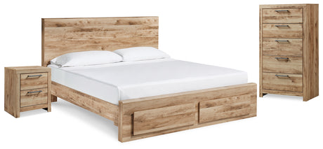 Furniture City Houma - Ashley Furniture - Hyanna Queen Storage Bed, Chest and Nightstand - Queen Storage Bed, Chest and Nightstand - B1050B50