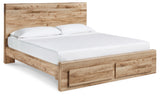 Hyanna Queen Panel Storage Bed with Dresser and Nightstand