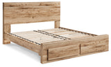 Hyanna King Panel Storage Bed with Dresser and Nightstand