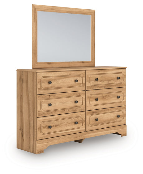 Aleaport Full Panel Bed, Dresser and Mirror