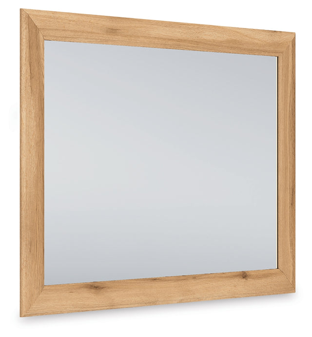 Furniture City Houma - Ashley Furniture - Aleaport Bedroom Mirror - Bedroom Mirror / Warm Brown - PCB1075-36
