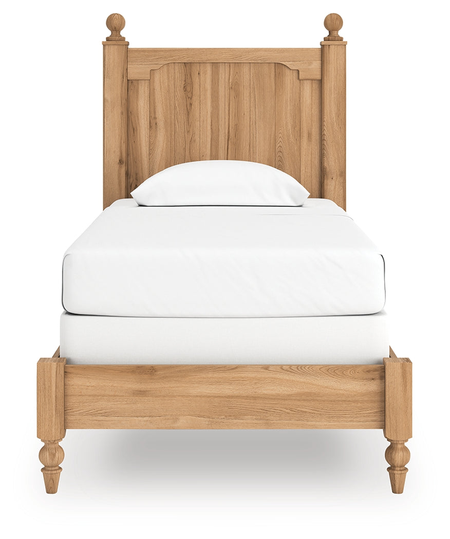 Aleaport Twin Panel Bed, Dresser and Mirror
