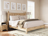 Aleaport King Panel Bed, Dresser, Mirror and Nightstand