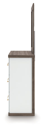 Kendanport King Platform Bed, Dresser, Mirror and Nightstand