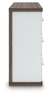 Kendanport King Upholstered Bed, Dresser and Nightstand