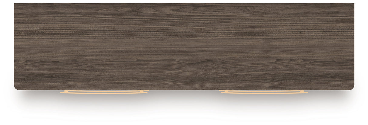 Kendanport Queen Upholstered Bed, Dresser and Nightstand