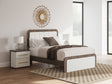 Furniture City Houma - Ashley Furniture - Kendanport Queen Upholstered Bed - Queen Upholstered Bed / White/Brown - PCB1108B7