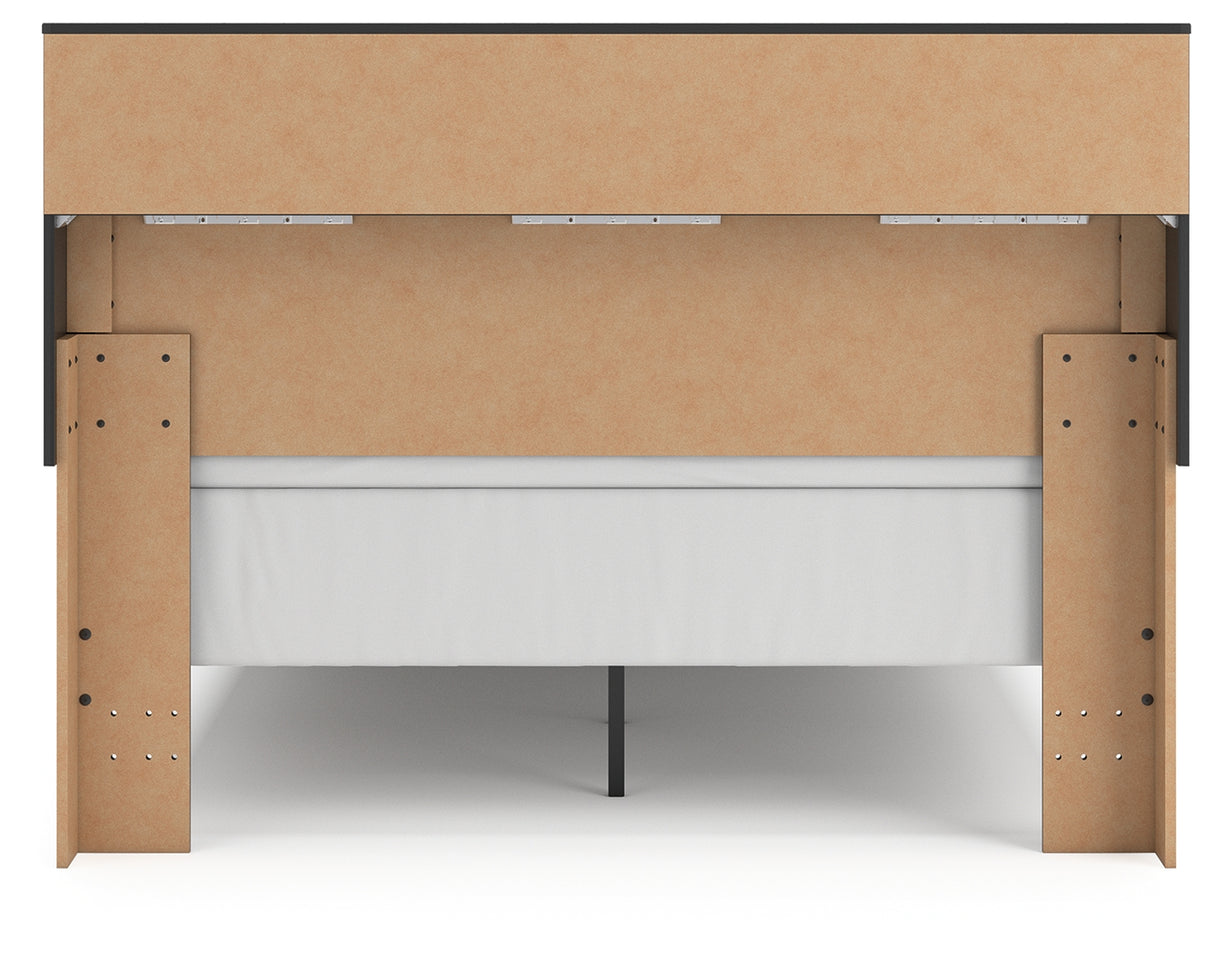 Broachmyn Queen Bookcase Panel Bed